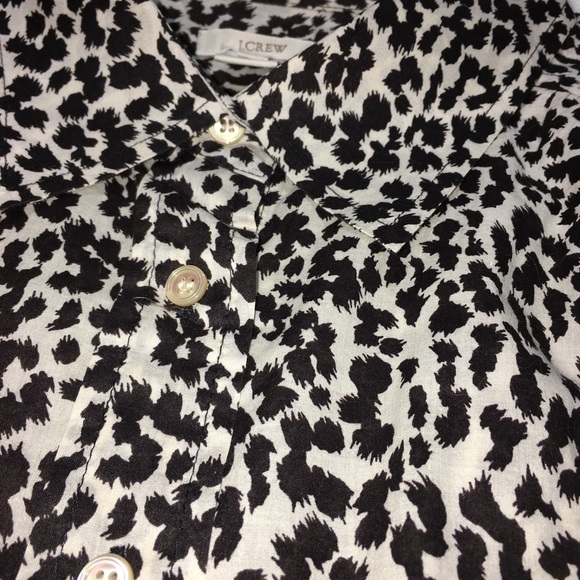 J. Crew Animal Print Button Down Shirt - Picture 6 of 8